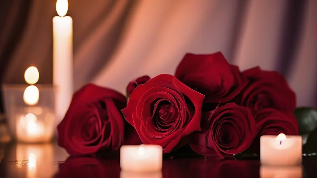 Classic red roses for romantic gestures